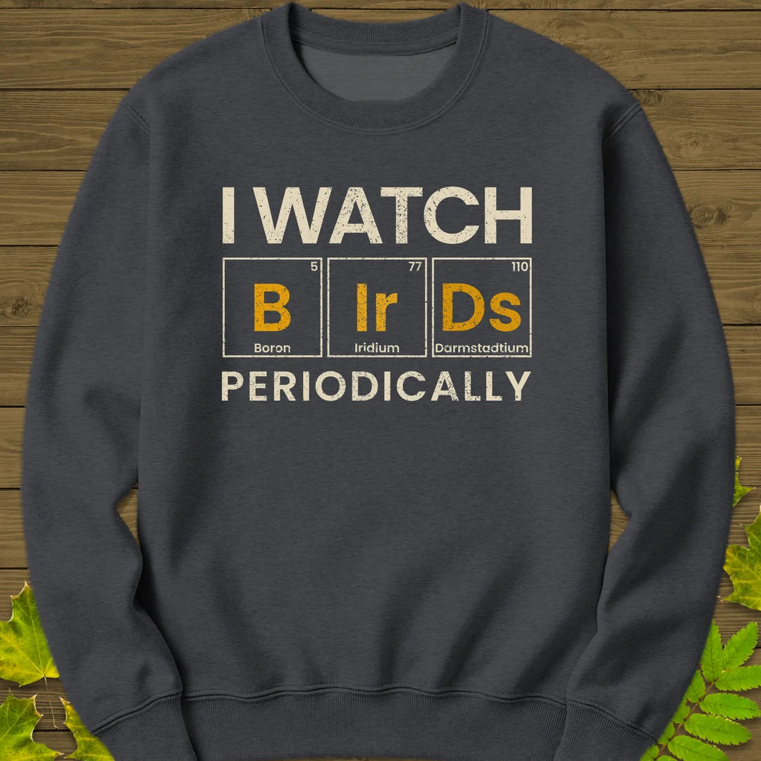 Watch Birds Periodically Sweatshirt in Dark Heather