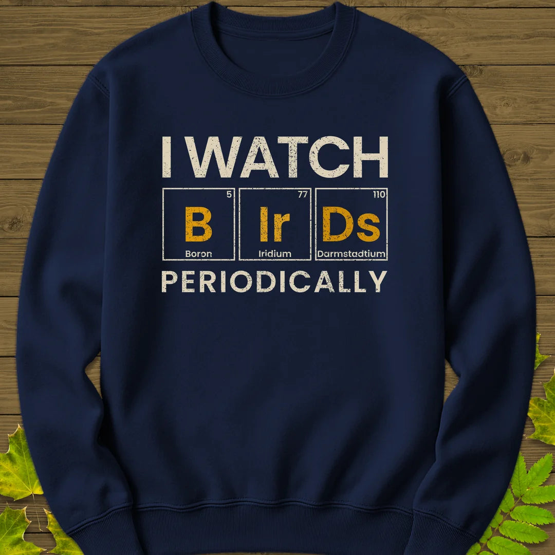 Watch Birds Periodically Sweatshirt in Navy