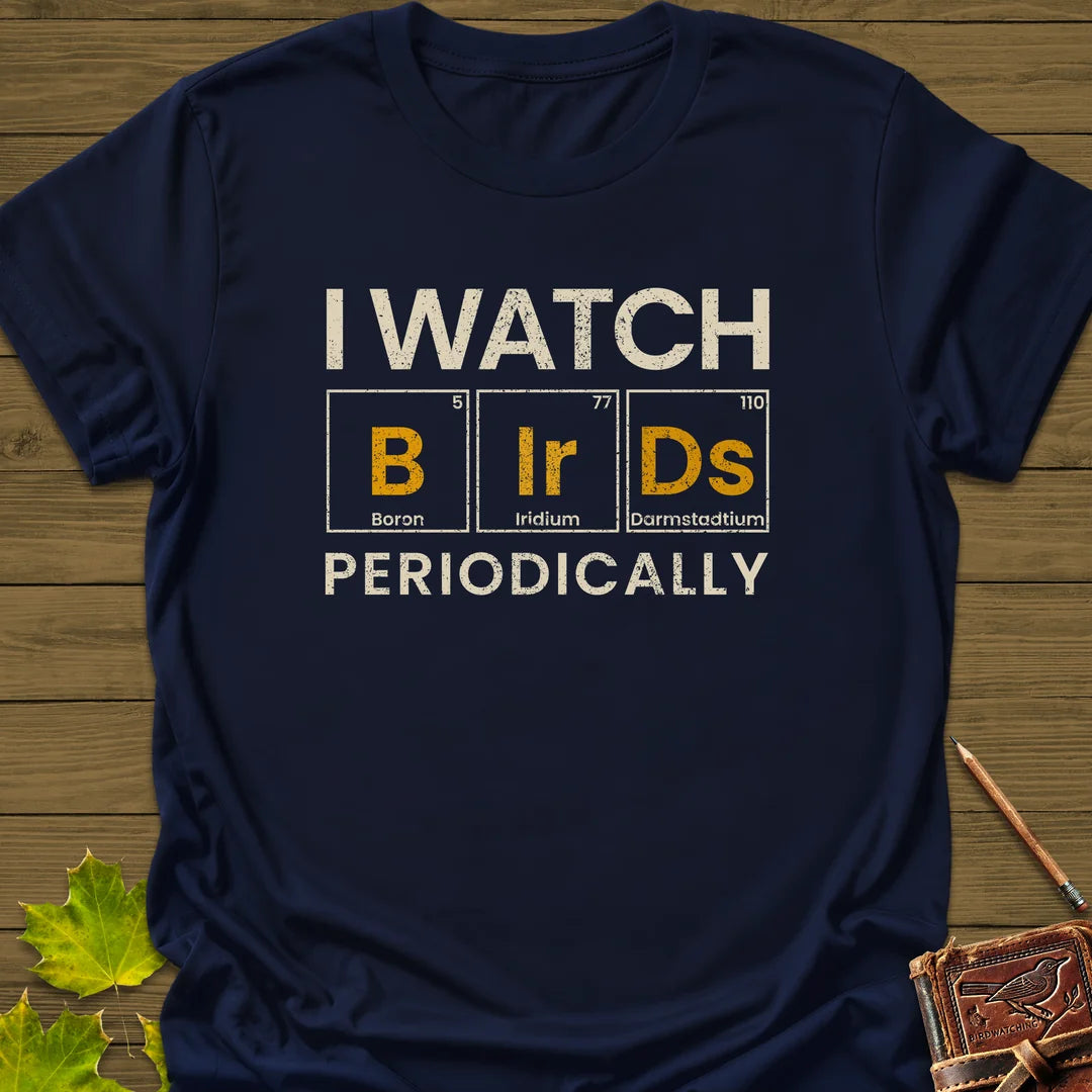 Watch Birds Periodically T-Shirt in Navy