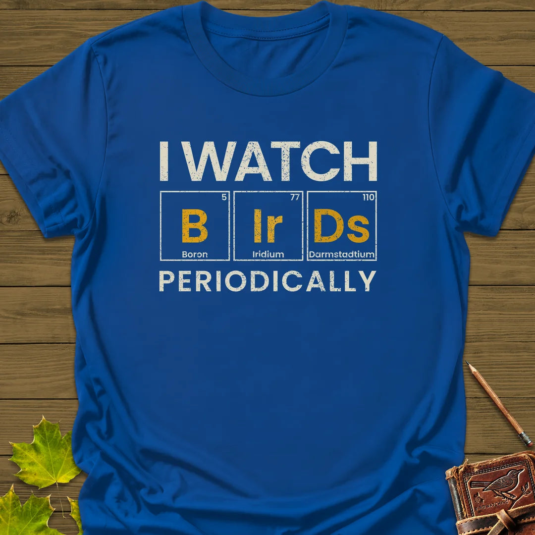 Watch Birds Periodically T-Shirt in Royal