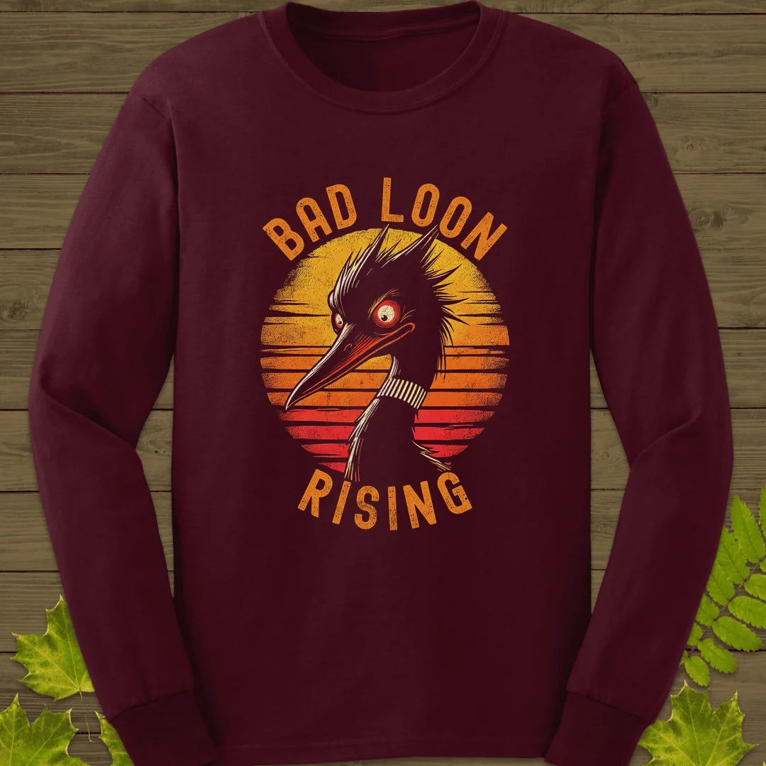 Bad Loon Rising Long Sleeve in Maroon