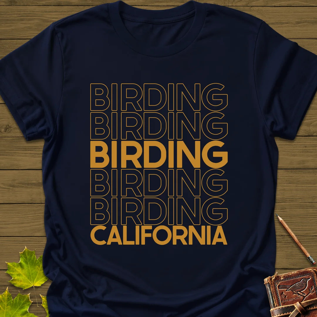 Birding California T-Shirt in Navy