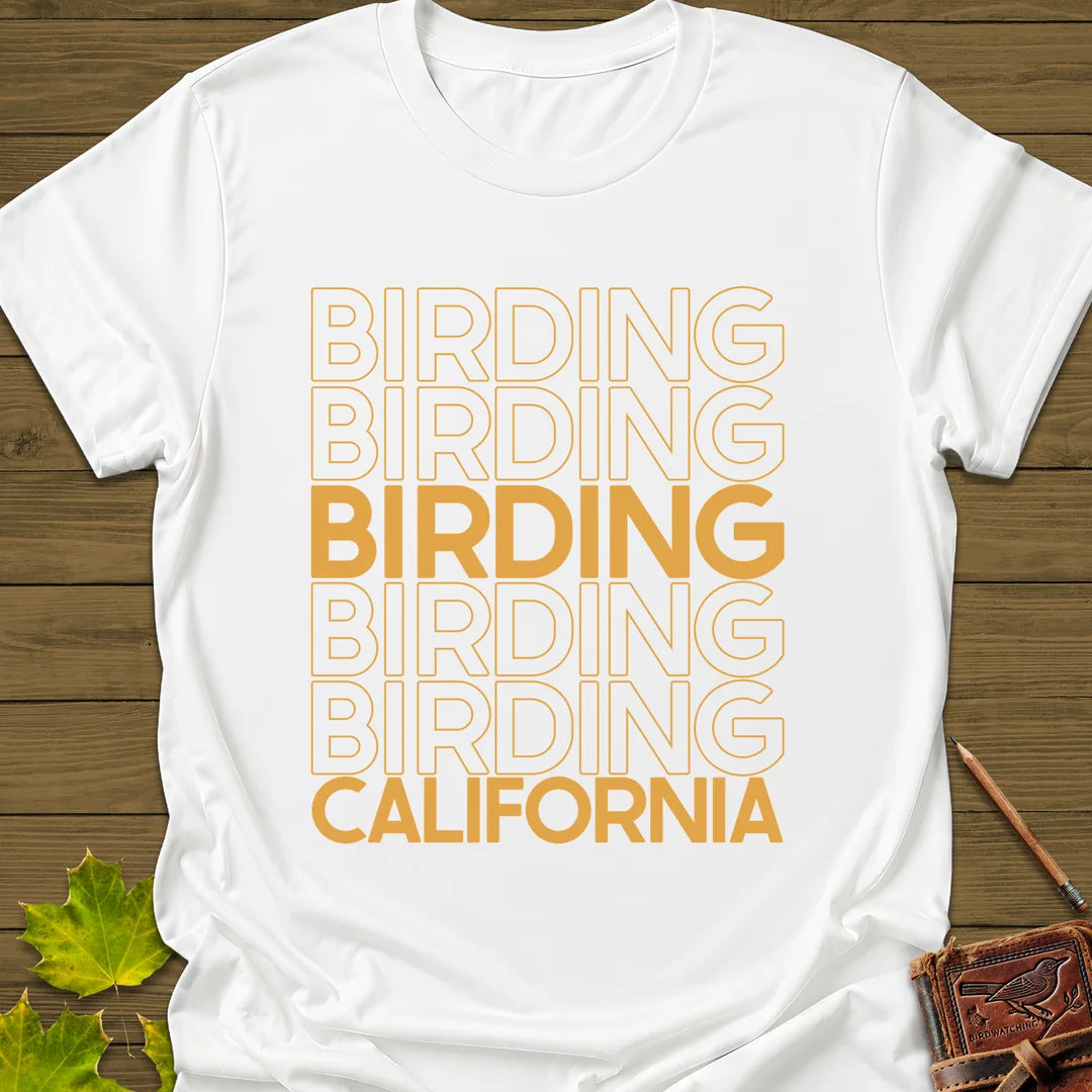 Birding California T-Shirt in White