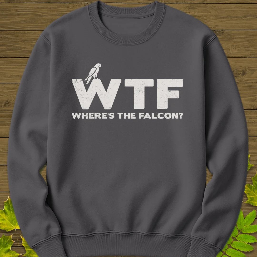 Where's The Falcon Sweatshirt in Charcoal
