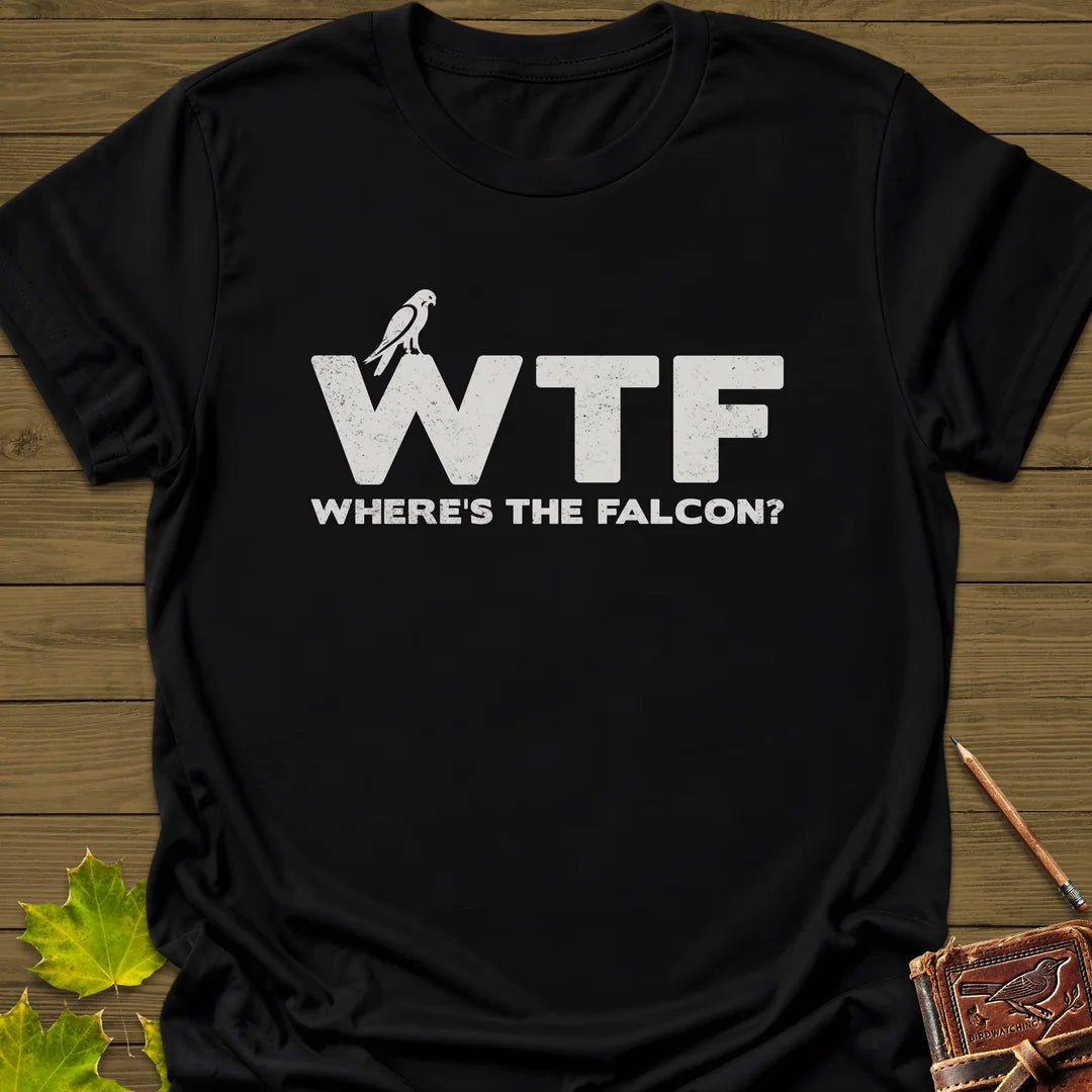 Where's The Falcon T-Shirt in Black