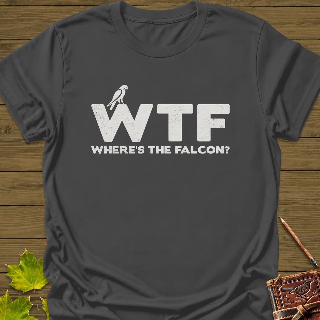Where's The Falcon T-Shirt in Charcoal