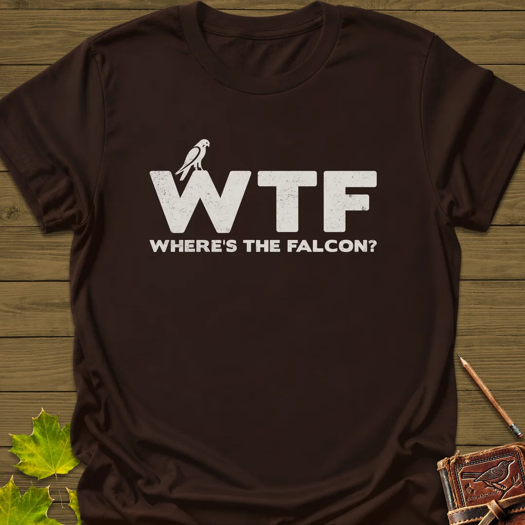 Where's The Falcon T-Shirt in Dark Chocolate