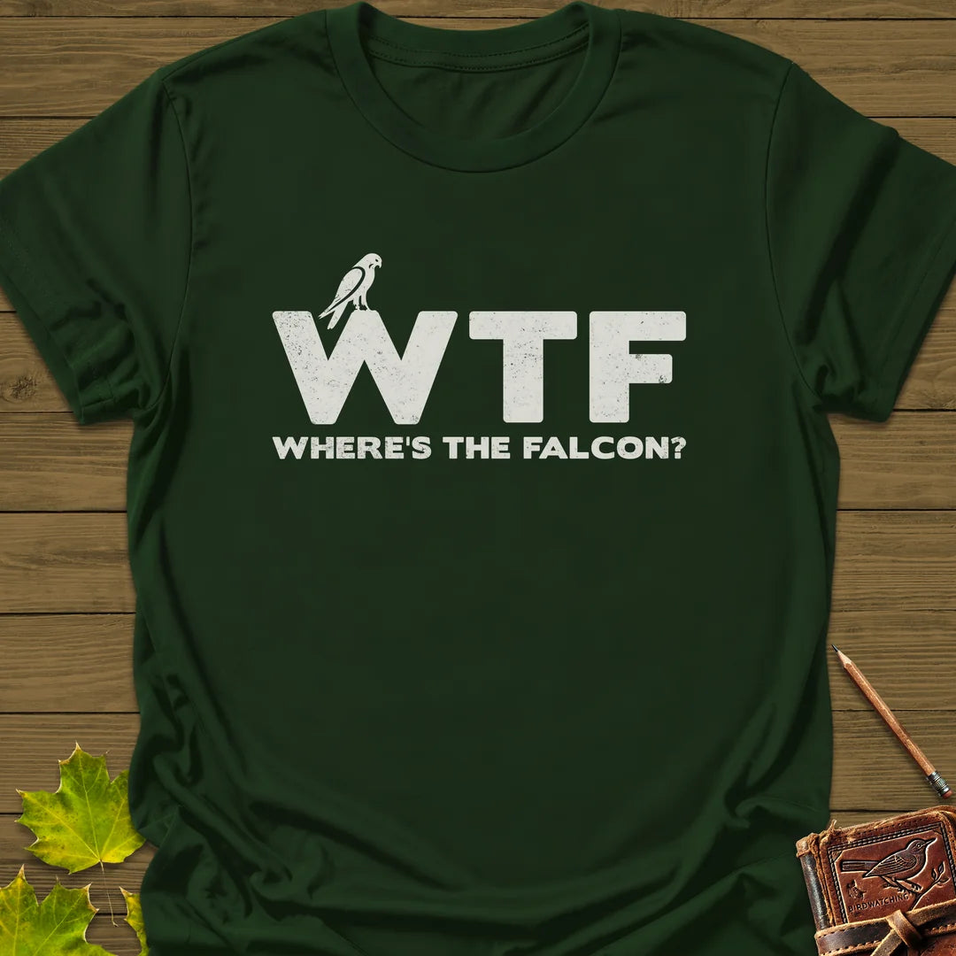 Where's The Falcon T-Shirt in Forest Green