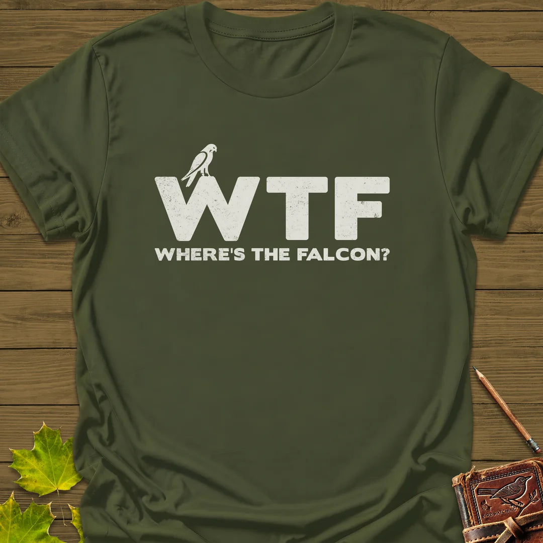 Where's The Falcon T-Shirt in Military Green