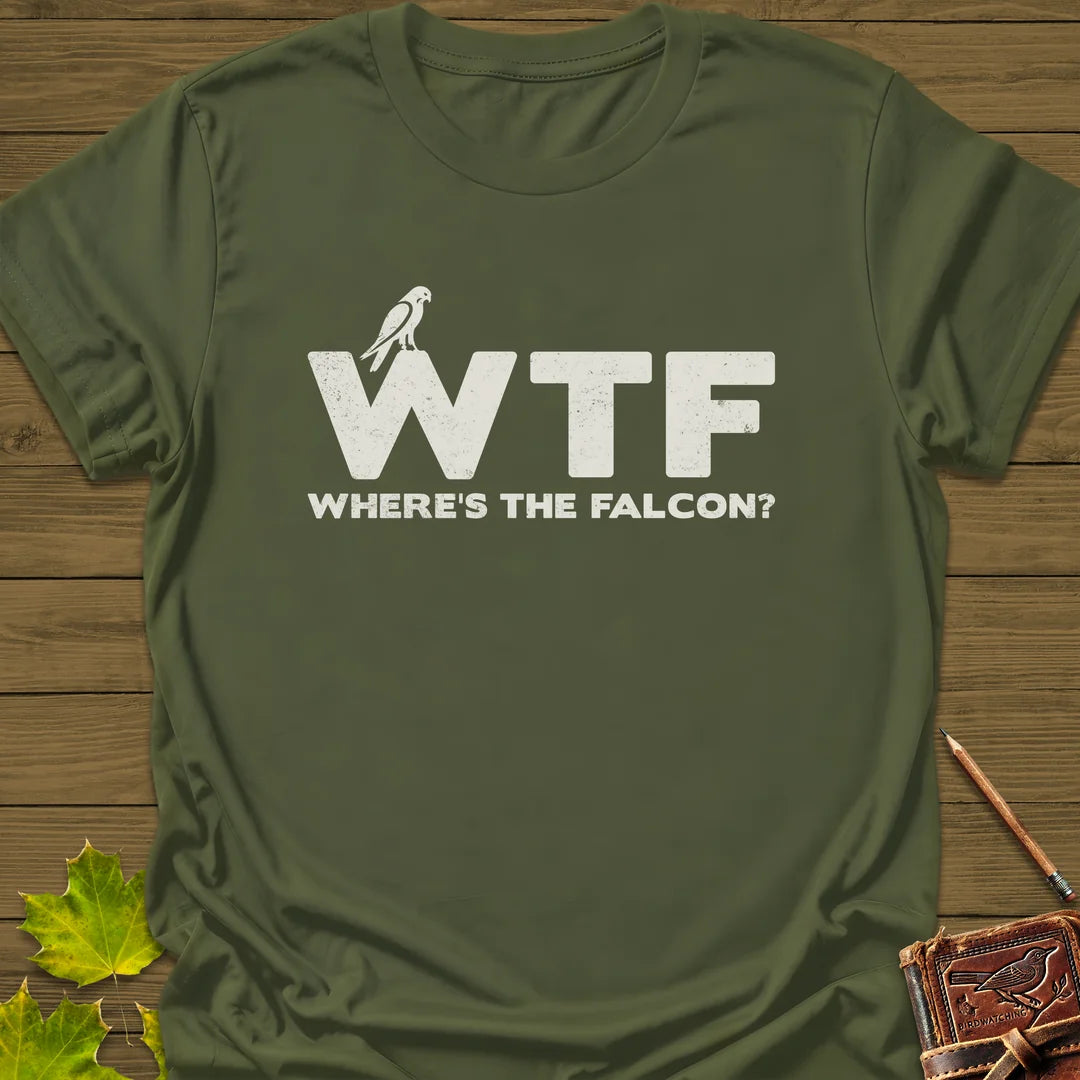 Where's The Falcon T-Shirt in Military Green