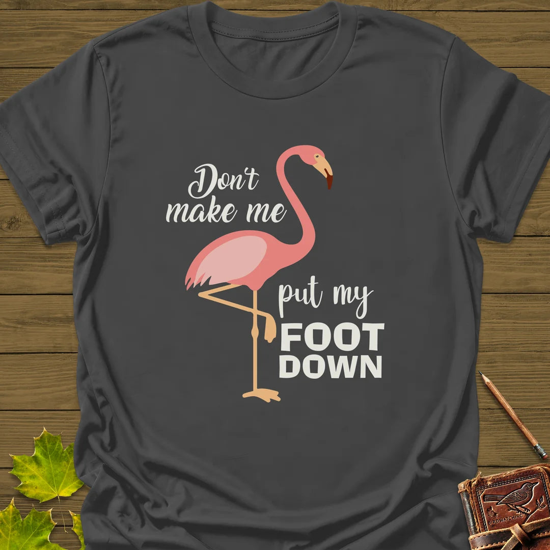 Put My Foot Down T-Shirt in Charcoal