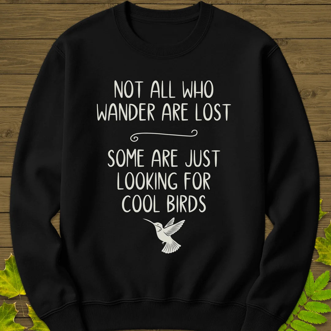 Cool Birds Sweatshirt in Black