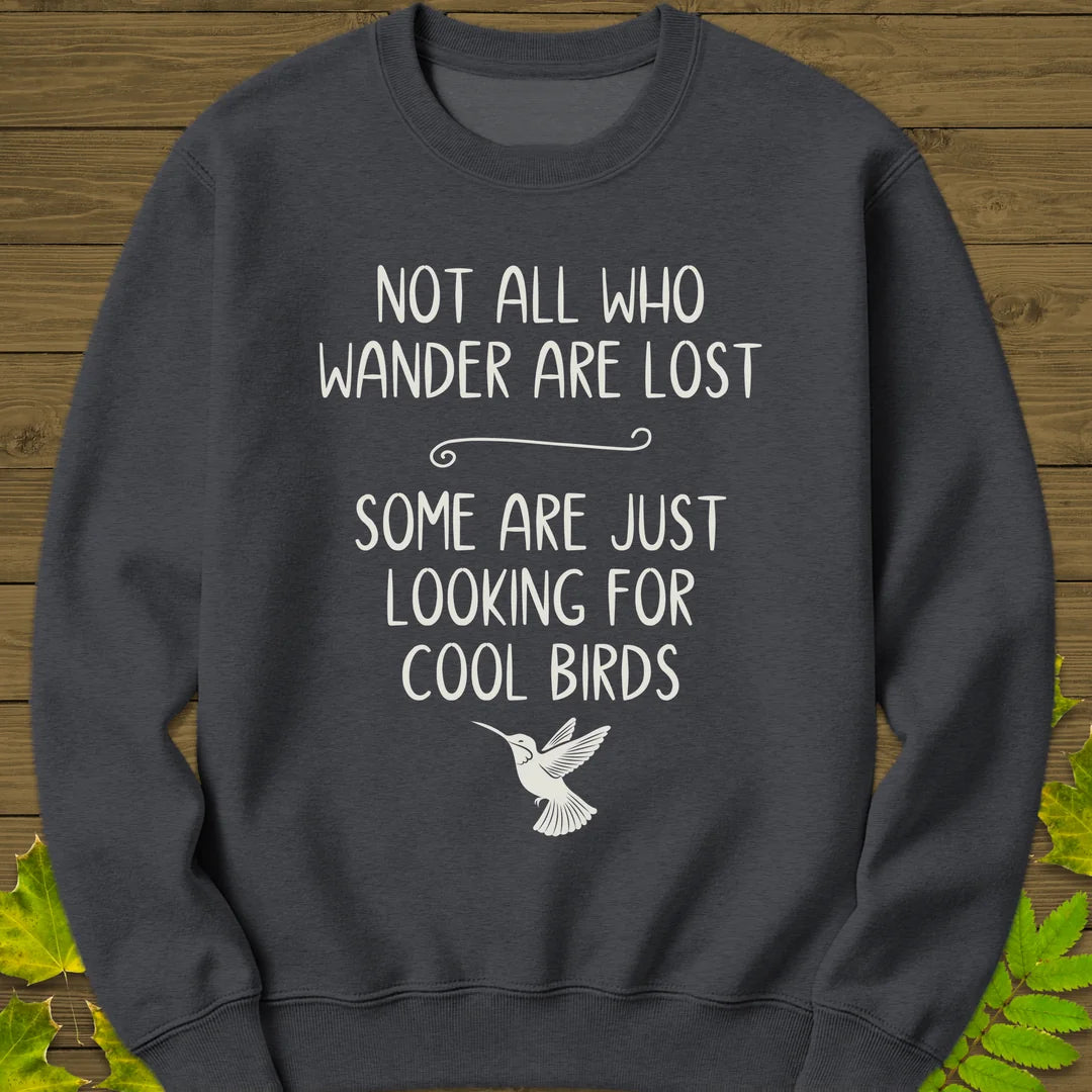 Cool Birds Sweatshirt in Dark Heather
