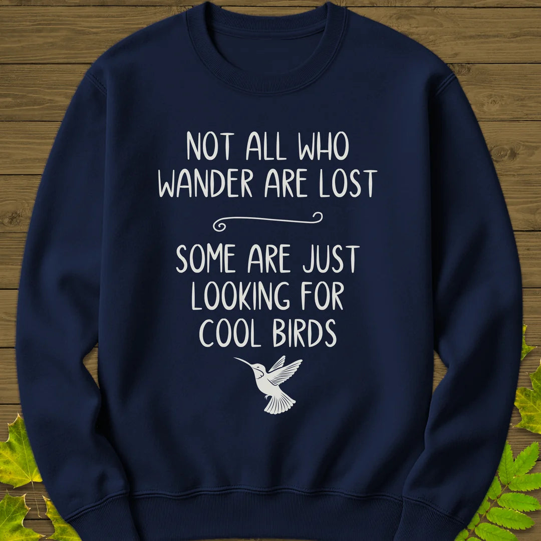 Cool Birds Sweatshirt in Navy