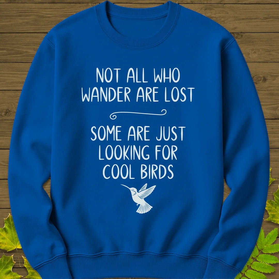 Cool Birds Sweatshirt in Royal