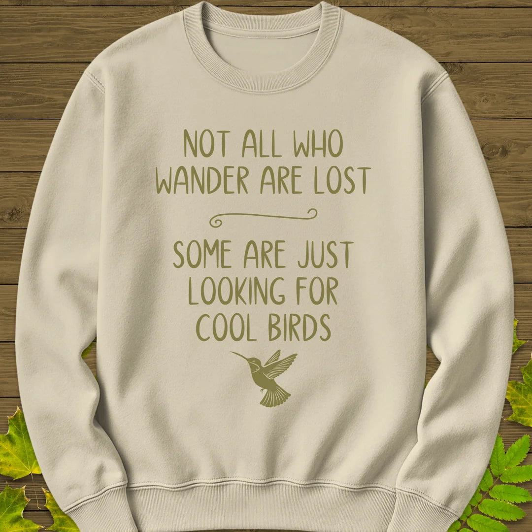 Cool Birds Sweatshirt in Sand