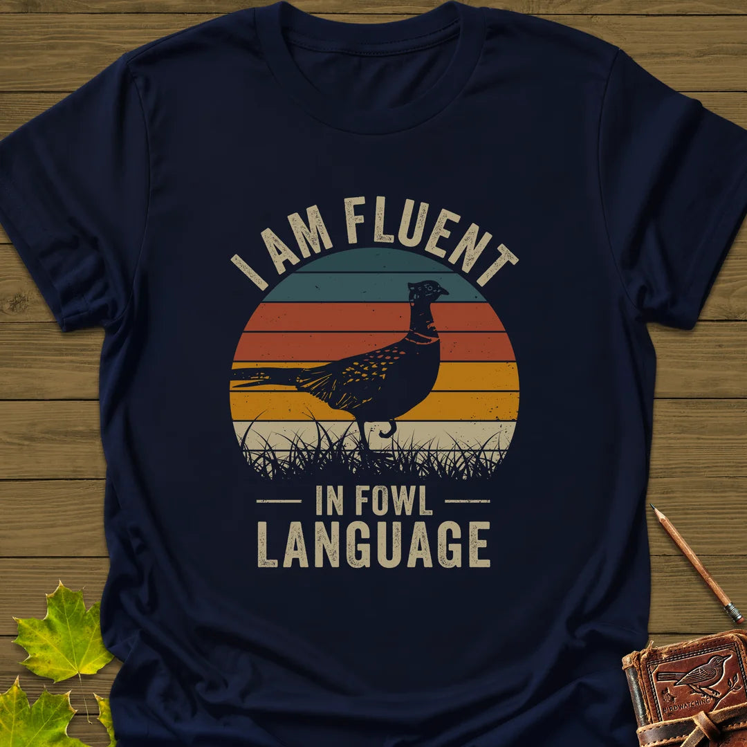 Fowl Language T-Shirt in Navy