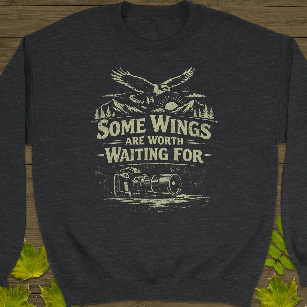 Some Wings Sweatshirt Dark Heather