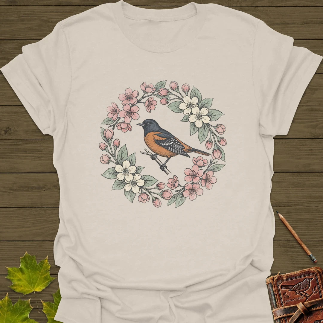 Oriole In Bloom T-Shirt Natural
