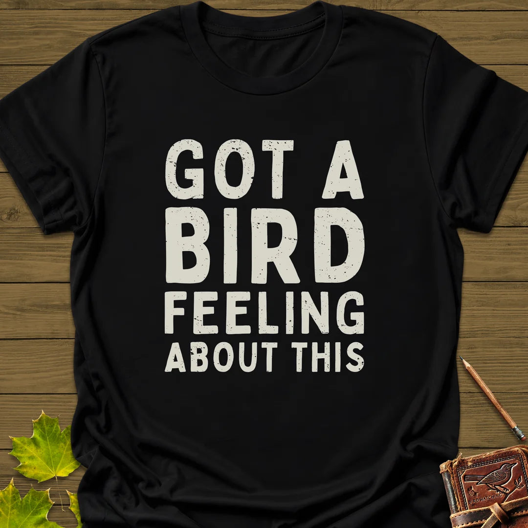 Bird Feeling T-Shirt in Black