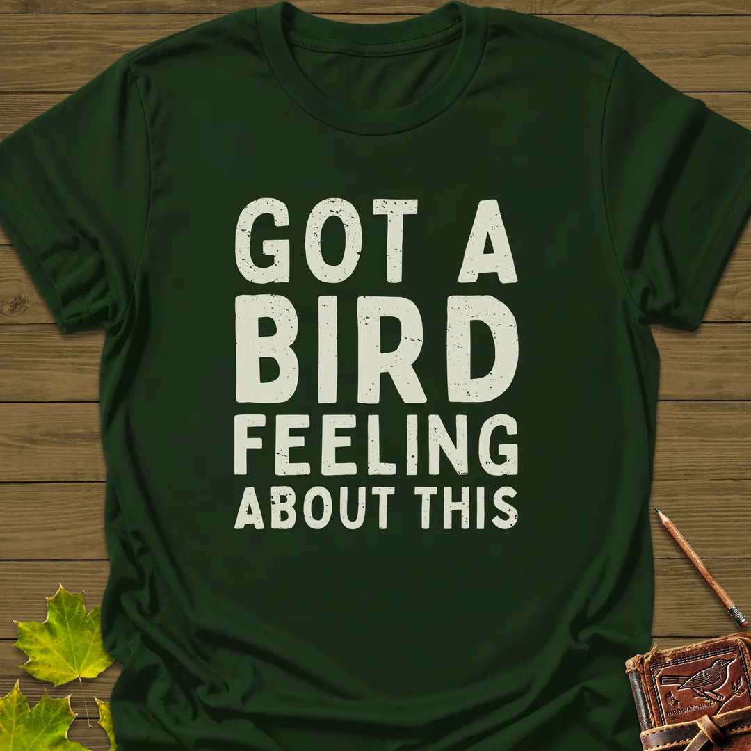 Bird Feeling T-Shirt in Forest Green