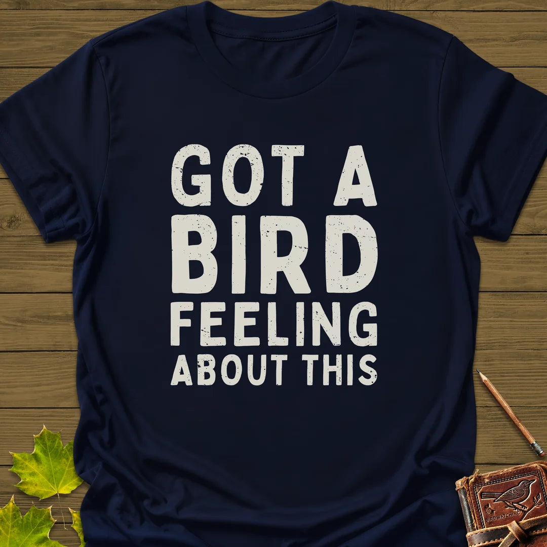 Bird Feeling T-Shirt in Navy