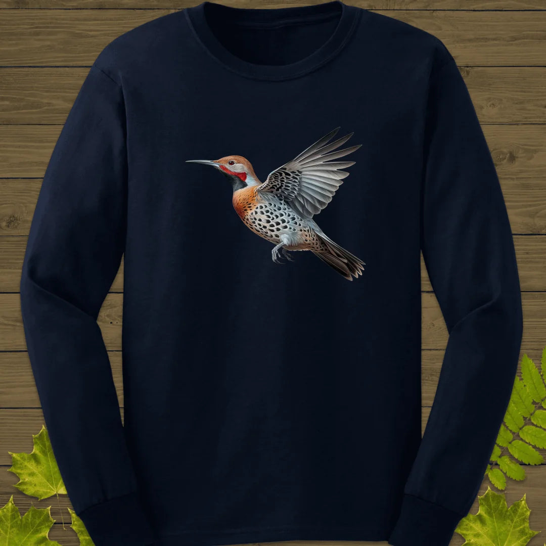 Artistic Northern Flicker Long Sleeve in Navy