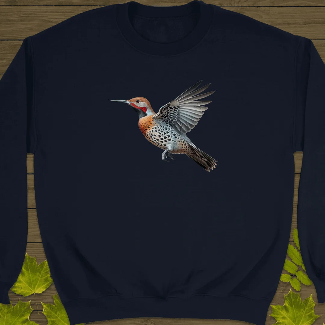 Artistic Northern Flicker Sweatshirt in Navy