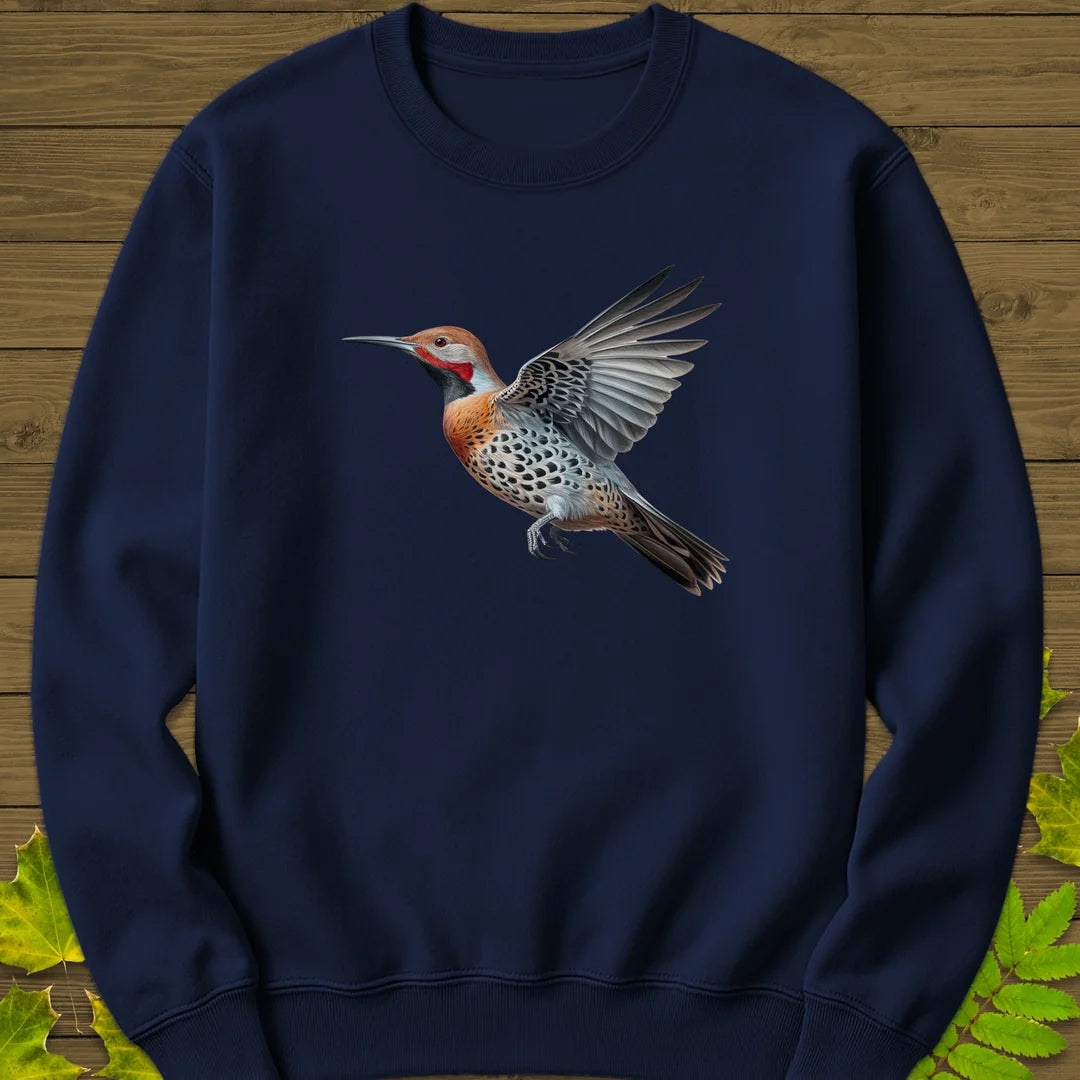Artistic Northern Flicker Sweatshirt in Navy