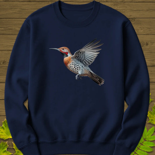 Artistic Northern Flicker Sweatshirt in Navy