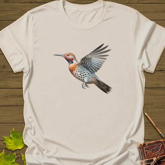 Artistic Northern Flicker T-Shirt in Natural