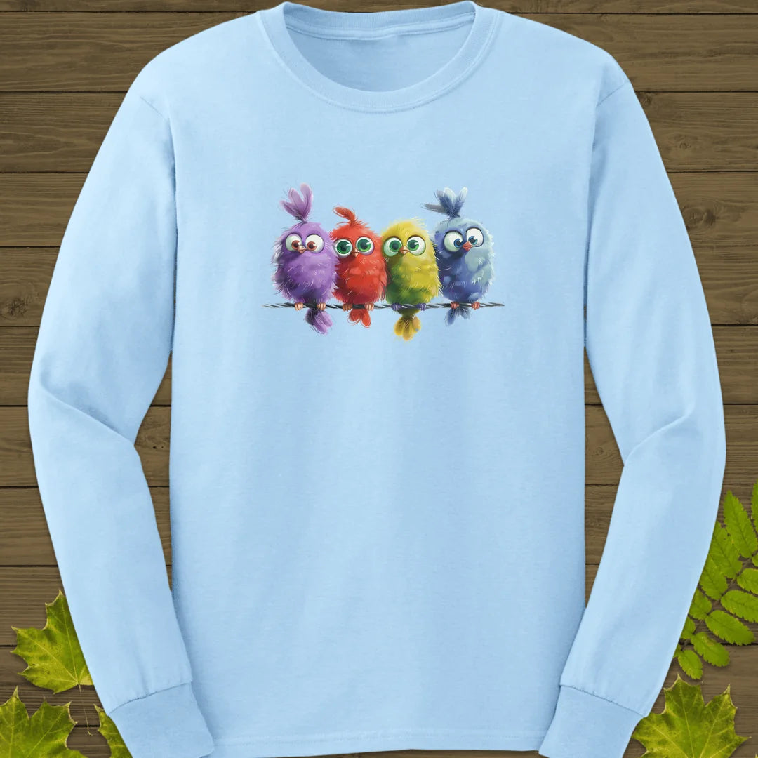 Feathered Friends Long Sleeve in Light Blue