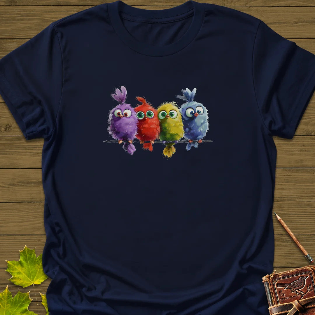 Feathered Friends T-Shirt in Navy