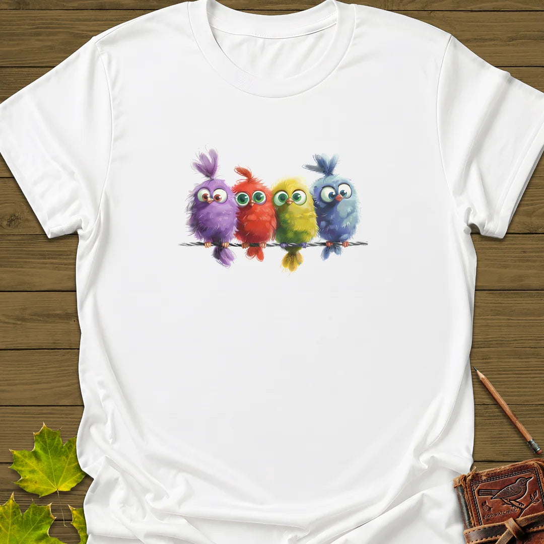 Feathered Friends T-Shirt in White