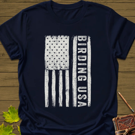 Birding USA T-Shirt in Navy