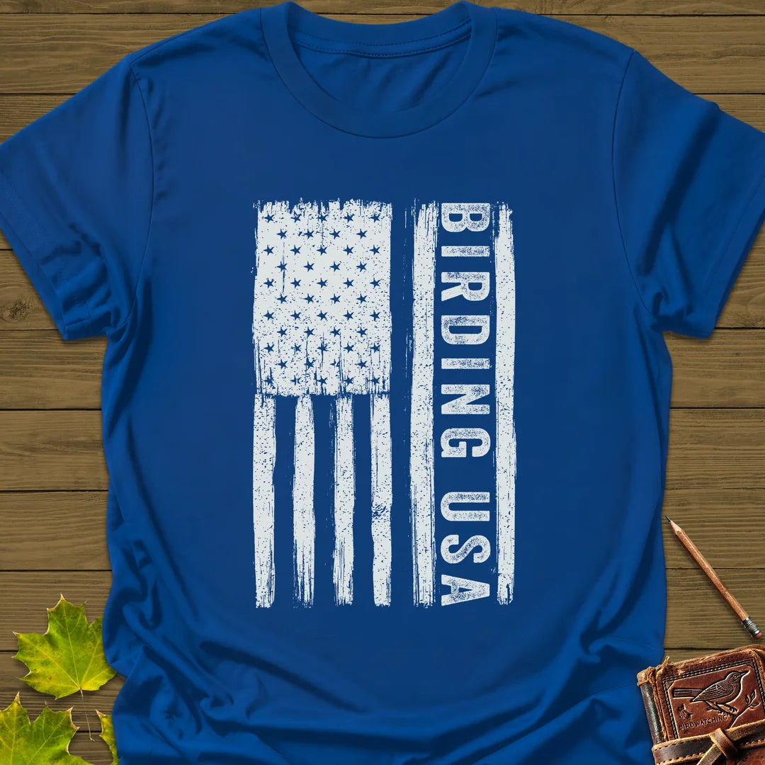 Birding USA T-Shirt in Royal