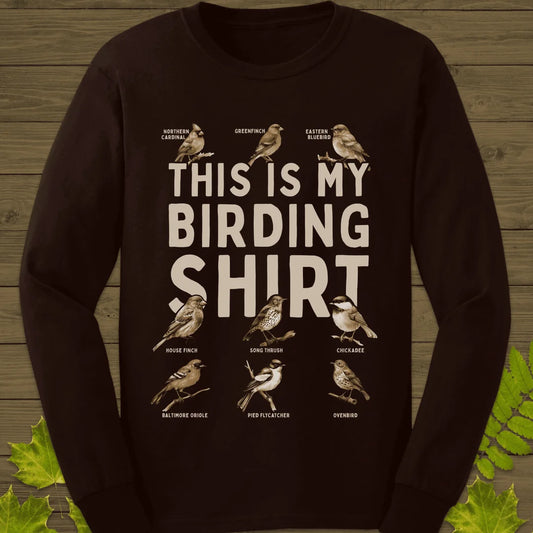 My Birding Long Sleeve in Dark Chocolate