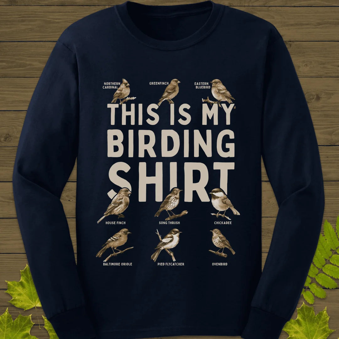 My Birding Long Sleeve in Navy
