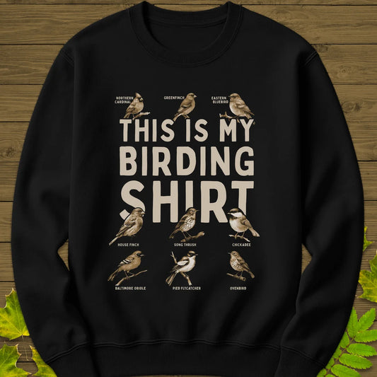 My Birding Sweatshirt in Black