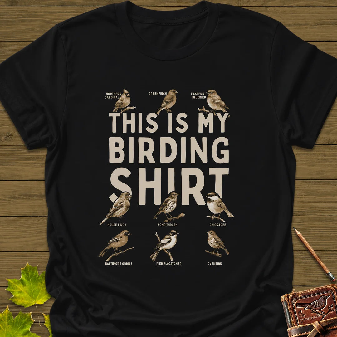 My Birding T-Shirt in Black