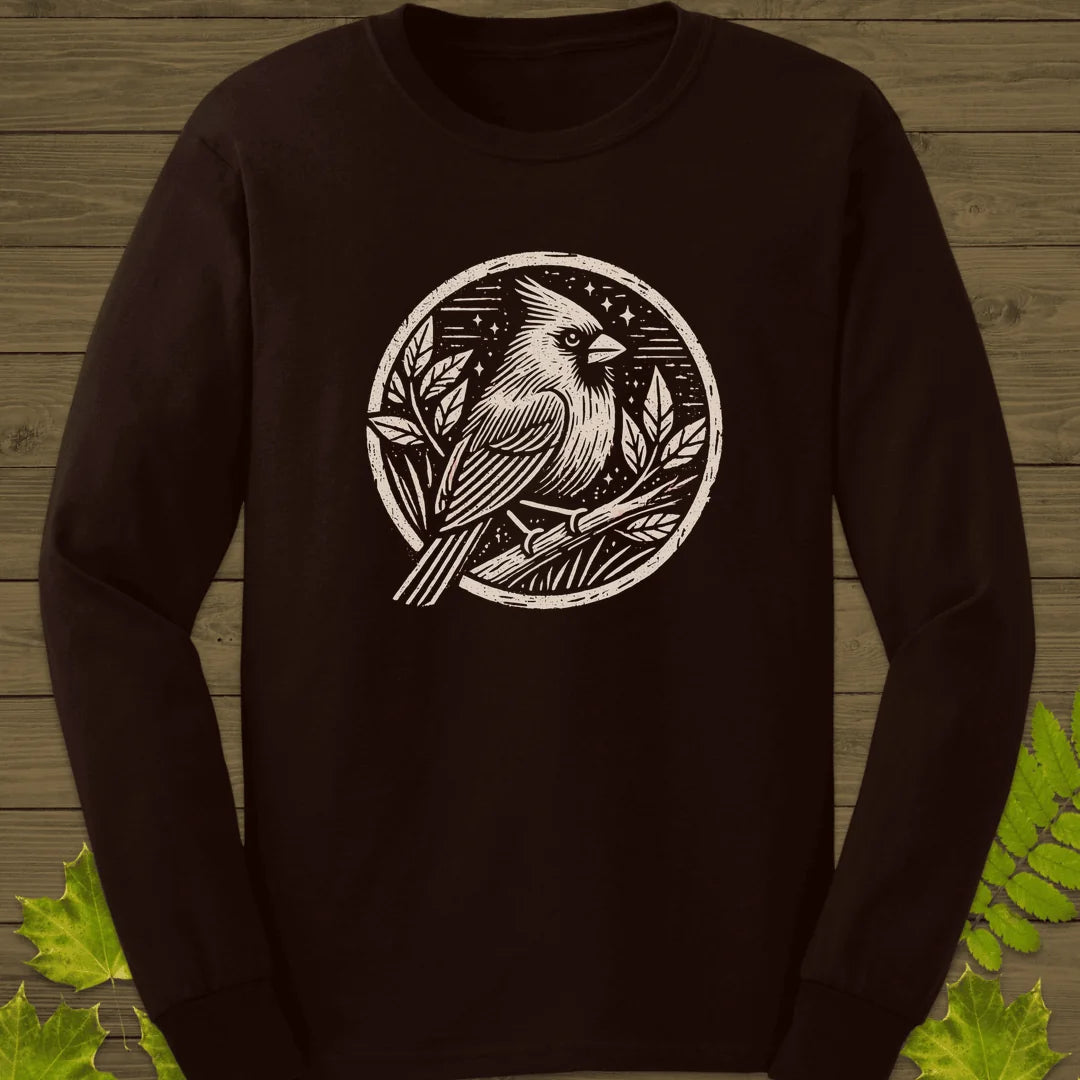 Celestial Cardinal Long Sleeve in Dark Chocolate
