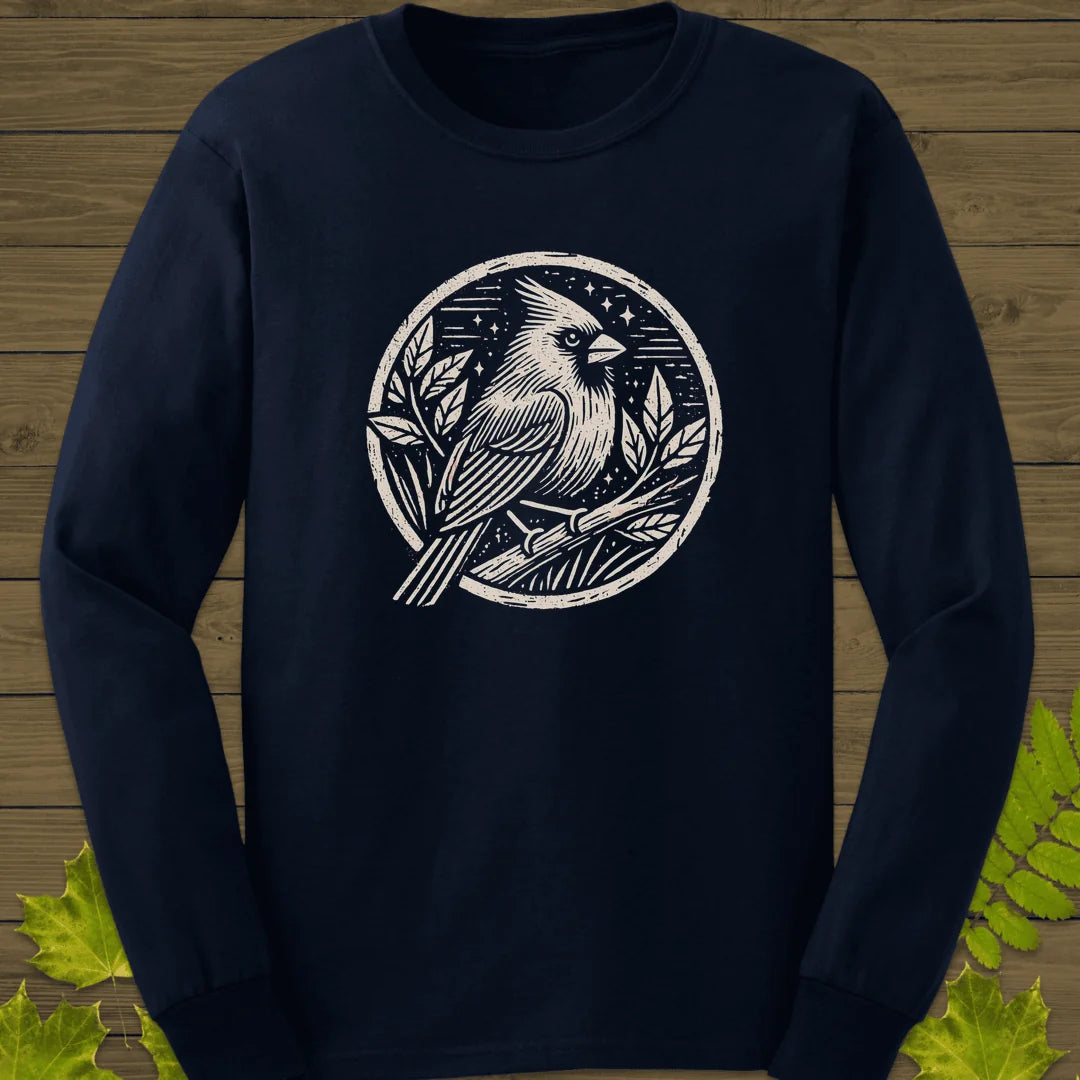 Celestial Cardinal Long Sleeve in Navy