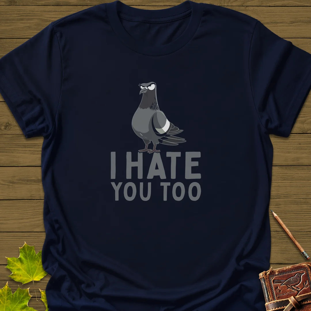 Pigeon With Attitude T-Shirt in Navy