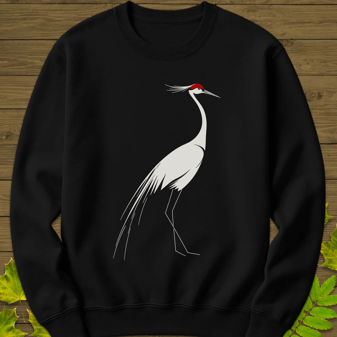 Elegant Lines Sweatshirt in Black