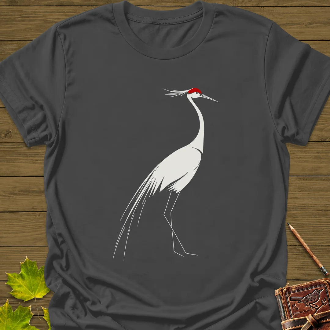 Elegant Lines T-Shirt in Charcoal