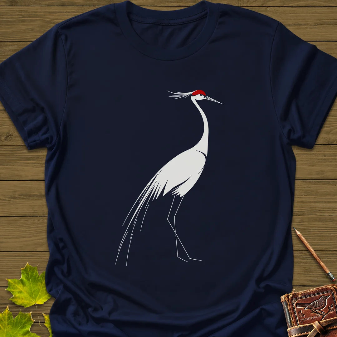 Elegant Lines T-Shirt in Navy