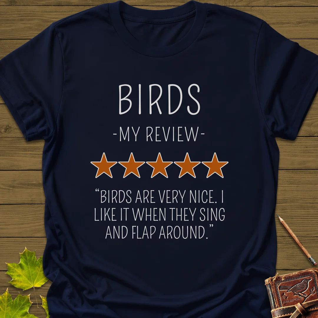 My Bird Review T-Shirt in Navy