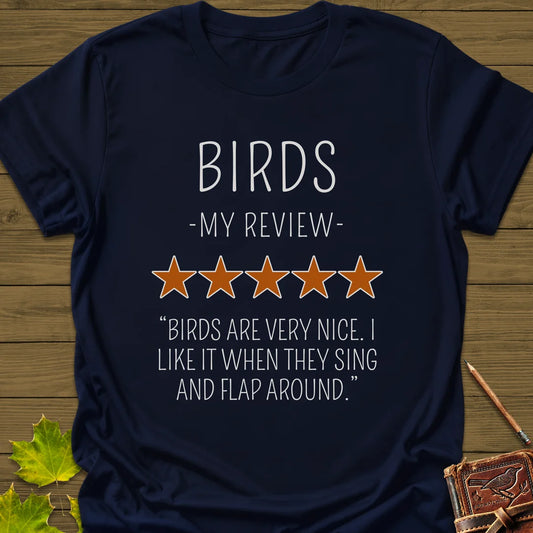 My Bird Review T-Shirt in Navy