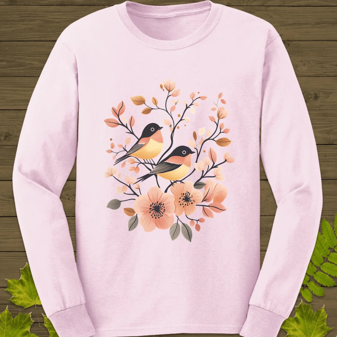Nature's Melody Long Sleeve in Light Pink