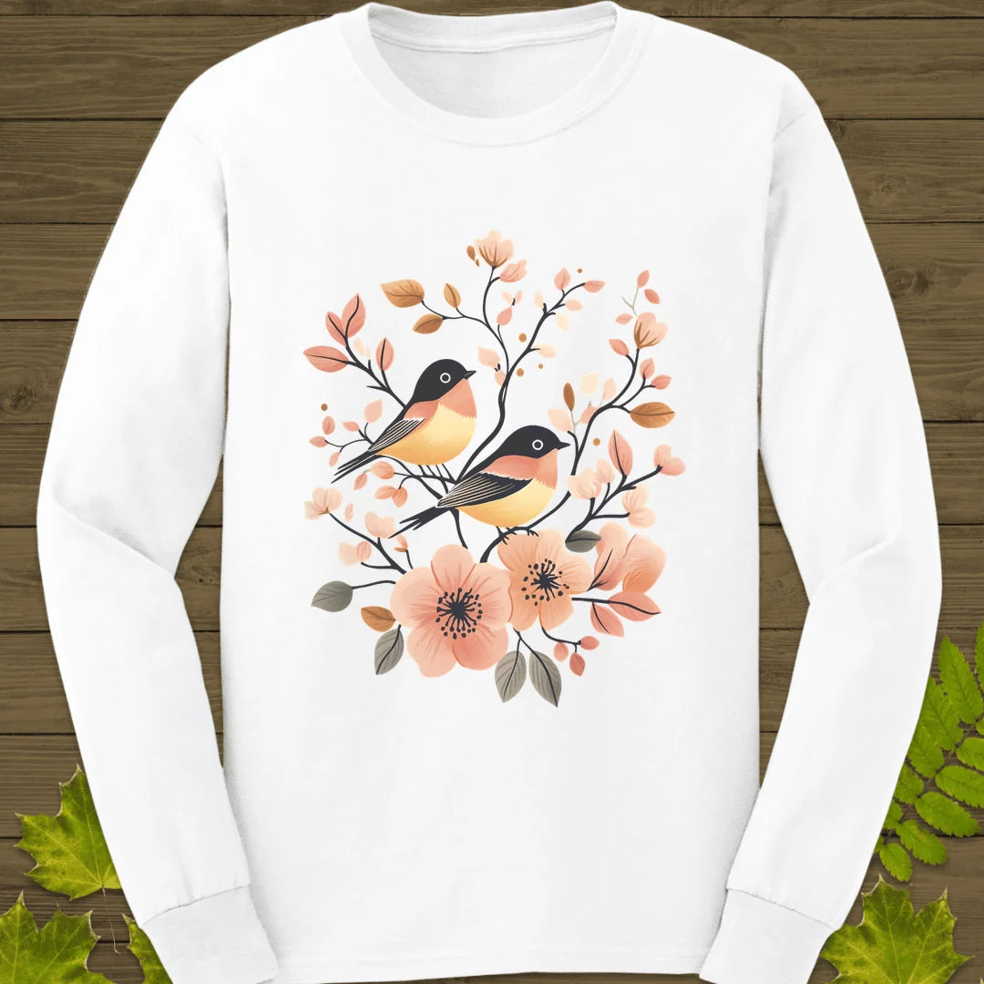 Nature's Melody Long Sleeve in White